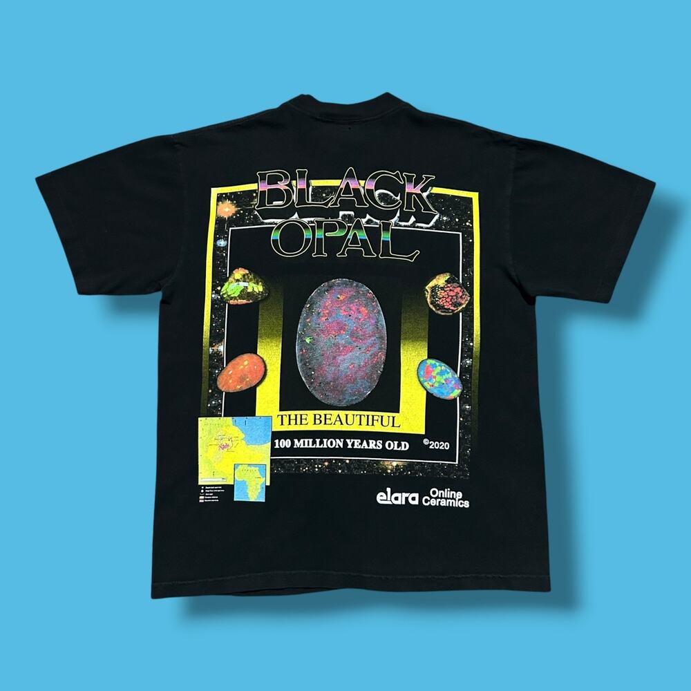 Online Ceramics Shirt Black Opal A24 Uncut Gems Movie Graphic Tee Black Medium